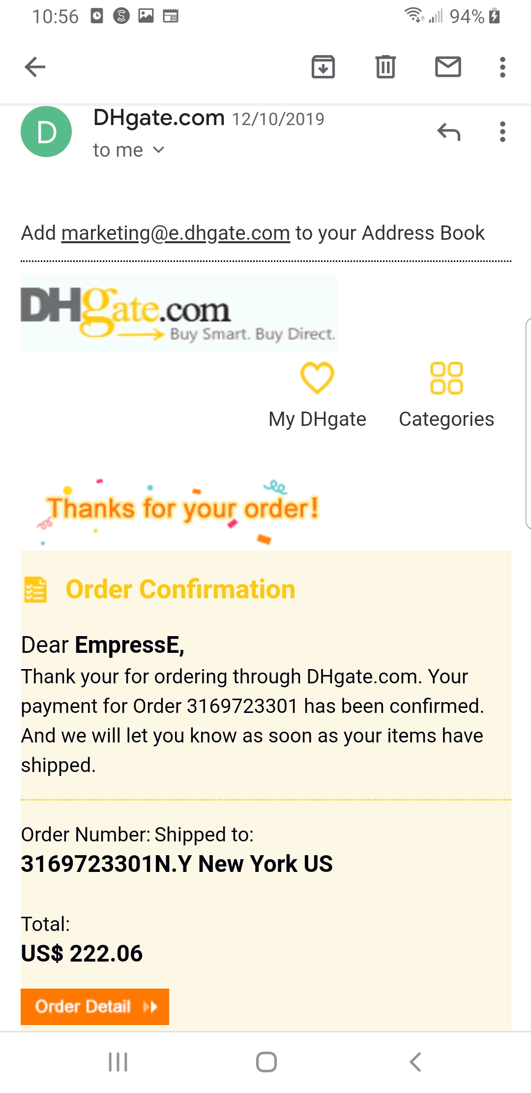 DHgate Reviews 6,344 Reviews of Sitejabber