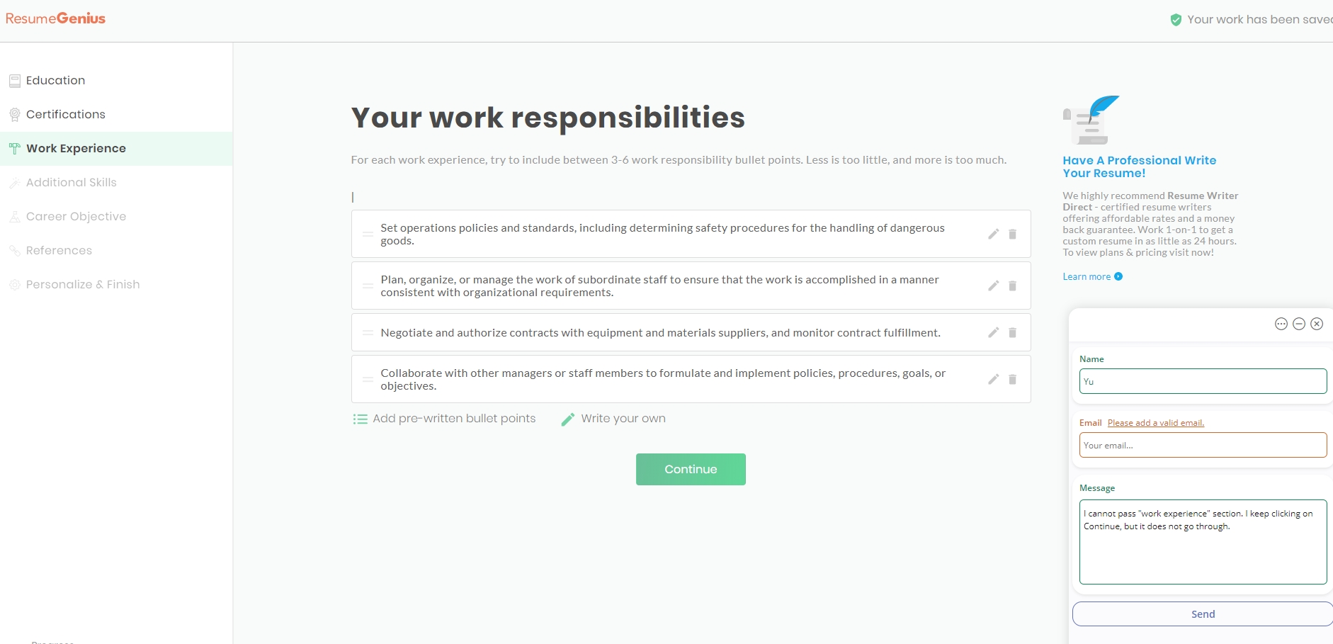 ResumeGenius Reviews 23,647 Reviews of Sitejabber