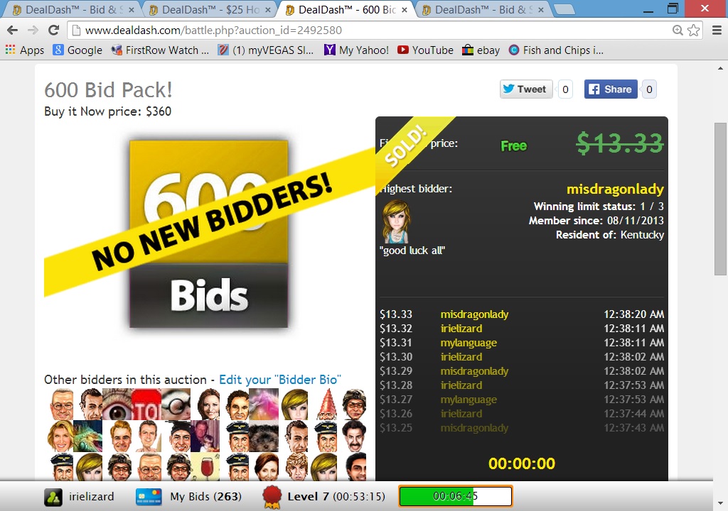 DealDash Reviews 4,034 Reviews of Sitejabber