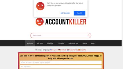 AccountKiller