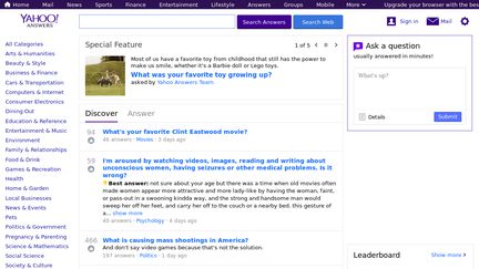 Yahoo Answers