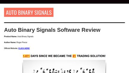 Auto Binary Signals