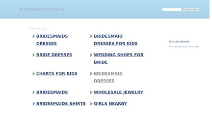 Bridesmaidtide.com.au