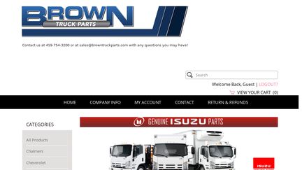 Brown Truck Parts