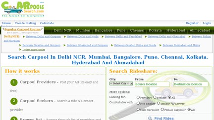 Carpoolssearch.com