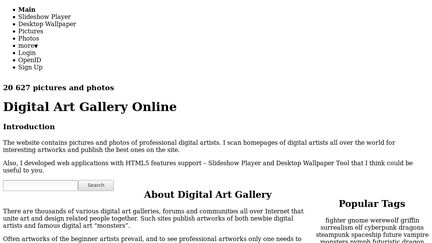 Digital Art Gallery Online