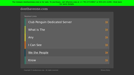 Donthaveone