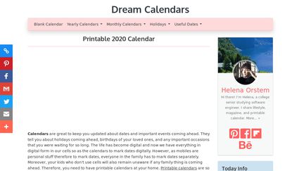 Dreamcalendars.com