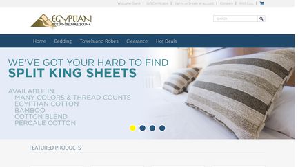 Egyptian Cotton Bed Sheets