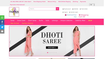 Fashion Online – Designer Salwar Kameez & Sarees