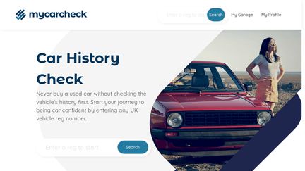 Vehicle Check - Search Any UK Reg Car History - My Car Check