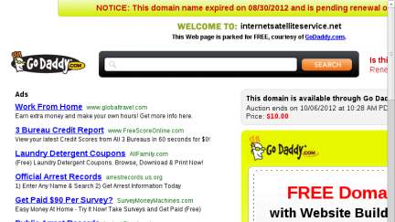 Internetsatelliteservice.net