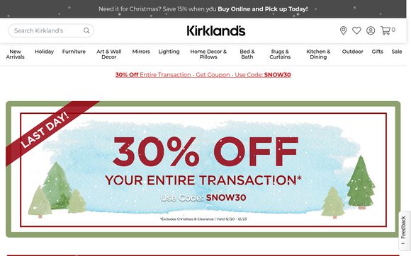 Kirklands Reviews 18 Reviews Of Kirklands Com Sitejabber