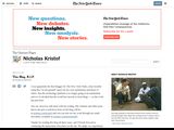 Nicholas Kristof Blog