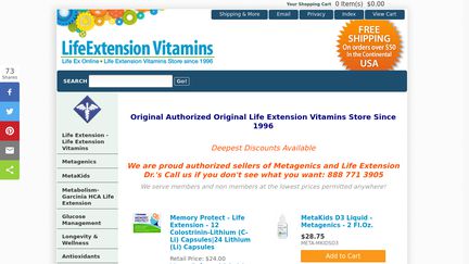 Life Extension Vitamins