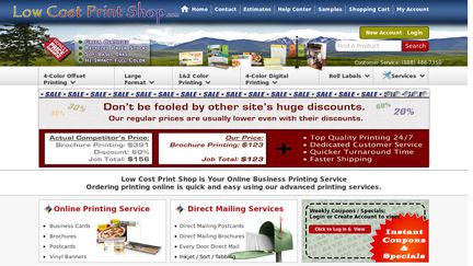 Low Cost Print Shop