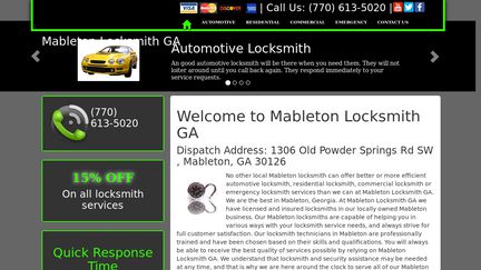 Mableton Locksmith GA