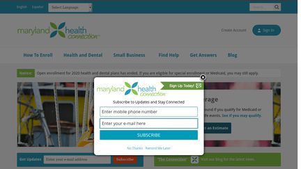 Maryland Health Connection