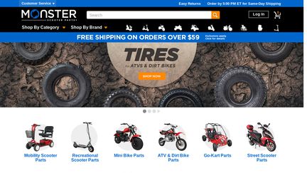 Monster Scooter Parts