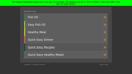 Myhealthycooking.com