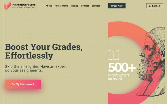 My homework done image