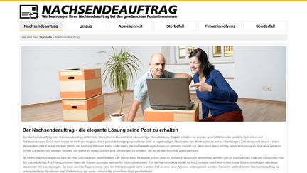 Nachsendeauftrag
