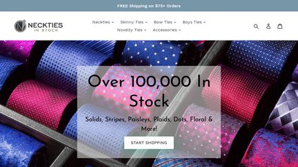 Neckties in Stock