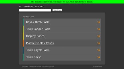 Nomoreracks