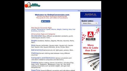 Online Conversion