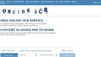 Online OCR