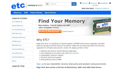 Pcmemorystore.com