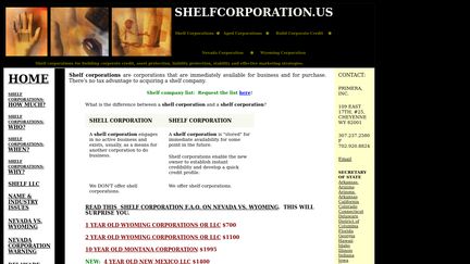 Shelfcorporation.us