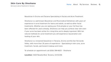 Skin Care By Shoshana