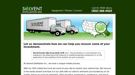 Solvent Distillation Inc