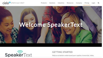 SpeakerText