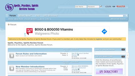 Spells, Psychics, Spirits Review Forum