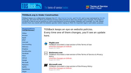 TOSBack