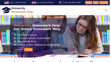 University Homework Help
