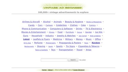 Vintage Ad Browser