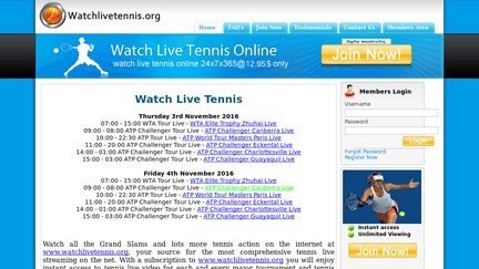 WatchLiveTennis.org